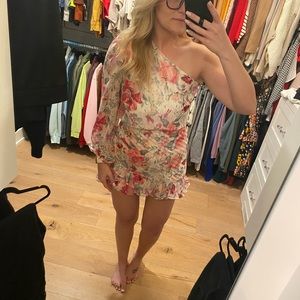 NWT Express One Shoulder Romper